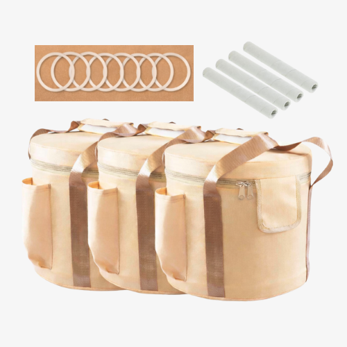 Terratone Clear - 7-Bowl Chakra Set